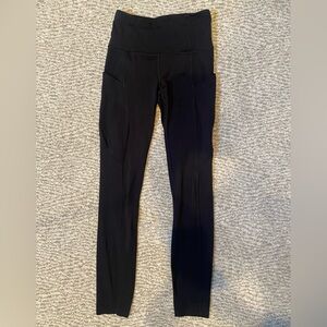 lululemon Black Leggings High Rise Size 2